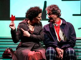 Ragazzi a teatro con "A naso in aria"