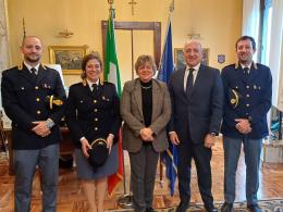 Il prefetto di Pavia incontra i nuovi dirigenti della polizia di Stato
