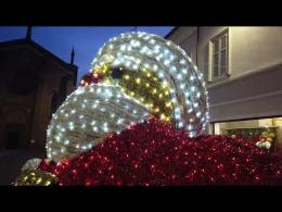 La città si veste a festa: luminarie, addobbi e, da venerdì, le proiezioni