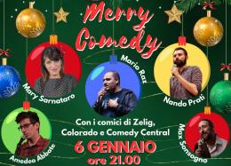 Merry Comedy: cinque comici da Zelig, Colorado e Comedy Central faranno ridere il Cagnoni