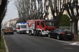 Vigevano, persona soccorsa in corso Milano con l'intervento dei vigili del fuoco