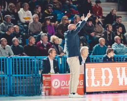 Basket, serie A2, coach Pansa: «Pesaro ha punito ogni nostro singolo errore»