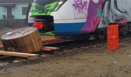 Bobina in mezzo ai binari a Palestro: ipotesi furto di rame 