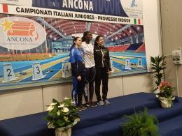 Atletica Vigevano, Maria Vittoria Ripamonti bronzo ai Campionati italiani indoor Junior e Promesse nel salto con l'asta