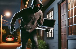 Mettono a soqquadro la casa e rubano un notebook