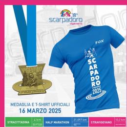 Podismo, un mese alla 18° edizione della "Scarpadoro": presentate T-shirt e medaglie