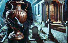 Furto al cimitero di Cassolnovo: asportato un vaso di valore da una cappella 