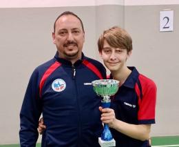 Tennistavolo, Guglielmo Ferri (TT Vigevano 1999) vince la Under 15 al torneo "Prime Racchette"