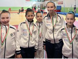 Ginnastica artistica: le giovanissime atlete de La Costanza 1884-Massucchi settime a Cassano d'Adda