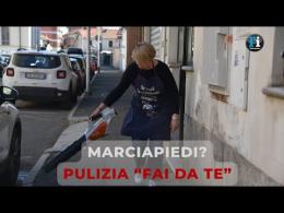 Pulizia marciapiedi e sotto le auto? Ci vuole il "fai da te".