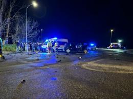 Mede, scontro tra due auto: ferite cinque persone