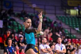 Ginnastica artistica: Giulia Santinato (La Costanza-Massucchi Mortara) seconda con la Nazionale italiana juniores  