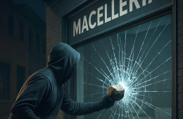 Vigevano: sfondano con un sasso il vetro della macelleria 