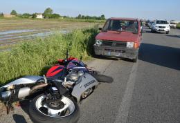 Incidente tra Vigevano e Cassolnovo: ferito motociclista