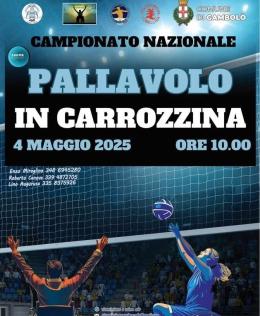 Volley in carrozzina: domani a Gambolò il Campionato italiano