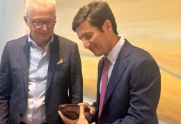 Almini ed Elachem visitate dal presidente di Assolombarda Pavia, Tommaso Rossini
