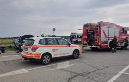 Incidente stradale a Robbio: due feriti