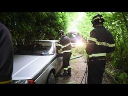 Vigevano: auto finisce fuori strada, illeso il conducente