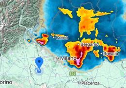 Calano le temperature e termina l'ondata di caldo al Nord. Lomellina sfiorata, Nubifragio a Como