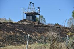 Ancora guai per l’ex discarica della Belcreda: un incendio danneggia il fotovoltaico