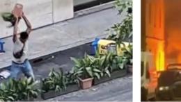 Escalation di violenza in città: aggredito addetto alla vigilanza, auto a fuoco, Daspo per il vandalo del bar Volta