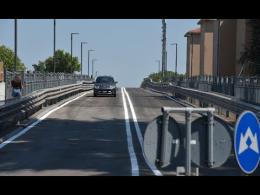 Vigevano, riaperto il cavalcavia La Marmora