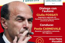 Pier Luigi Bersani alla festa Democratica dei Piccolini