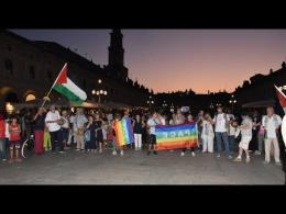 Rumore in piazza Ducale: solidarietà per Gaza