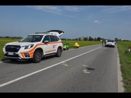 Gravellona, scontro tra due Vespe: un ferito trasportato ad Alessandria con l'elisoccorso