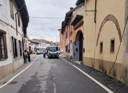 Cavi elettrici in fiamme, attimi di paura a Tromello