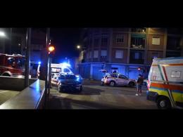 Incidente nella notte tra due auto in viale Dei Mille a Vigevano