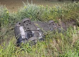 Auto fuori strada a Mortara e incidente a Vigevano nella notte