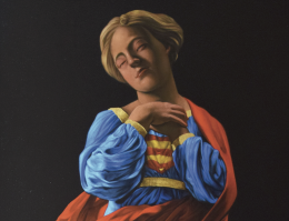 Le “Supereroine” di Bacter, in una mostra piena di artisti