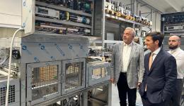 Il presidente di Assolombarda Pavia Tommaso Rossini  in visita alla Ilpra