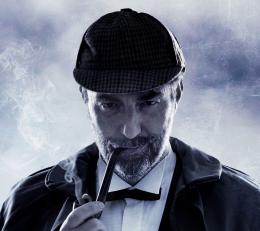 Neri Marcorè è Sherlock Holmes