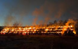 A Frascarolo sono bruciate 300 rotoballe di fieno