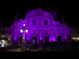Il Duomo s'illumina di viola per i bambini prematuri