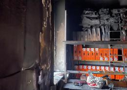 Mortara, brucia nella notte il negozio di Tutto Sci. Danni ingentissimi