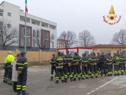 I vigili del fuoco festeggiano Santa Barbara