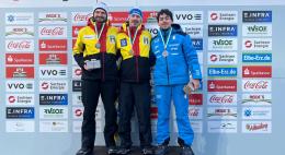 Skeleton, Drovanti sale sul podio ad Altenberg piazzandosi terzo in Coppa Europa