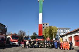 Vigili del fuoco: la cerimonia in caserma a Vigevano per Santa Barbara