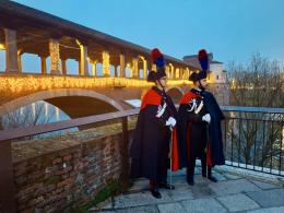 Pavia: intensificati i controlli nel centro cittadino e presenza dei carabinieri in divisa storica