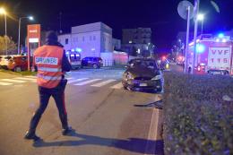 Vigevano, incidente all'incrocio tra viale dei Mille e via Trivulzio