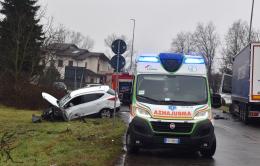 Vigevano: frontale tra un suv e un mezzo pesante