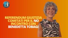 Referendum giustizia, per il "No" incontro con Benedetta Tobagi
