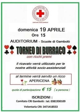 Gambol&ograve;, un torneo di burraco per la Croce Rossa