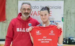 Volley femminile, la vigevanese Emma Vallin campionessa provinciale Under 14 con la Co-Bit Uyba Busto Arsizio