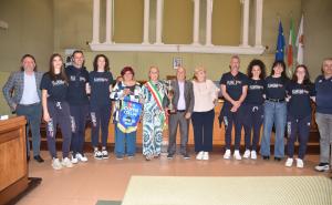 Volley, serie B2: la Florens premiata in Comune per la vittoria in Coppa Italia