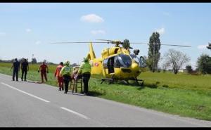 Incidente a Parona, motociclista portato in ospedale con l’elisoccorso