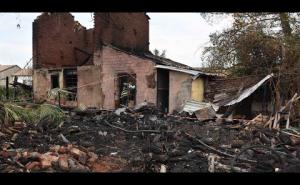 Casolare distrutto da un incendio alla frazione Garbana
